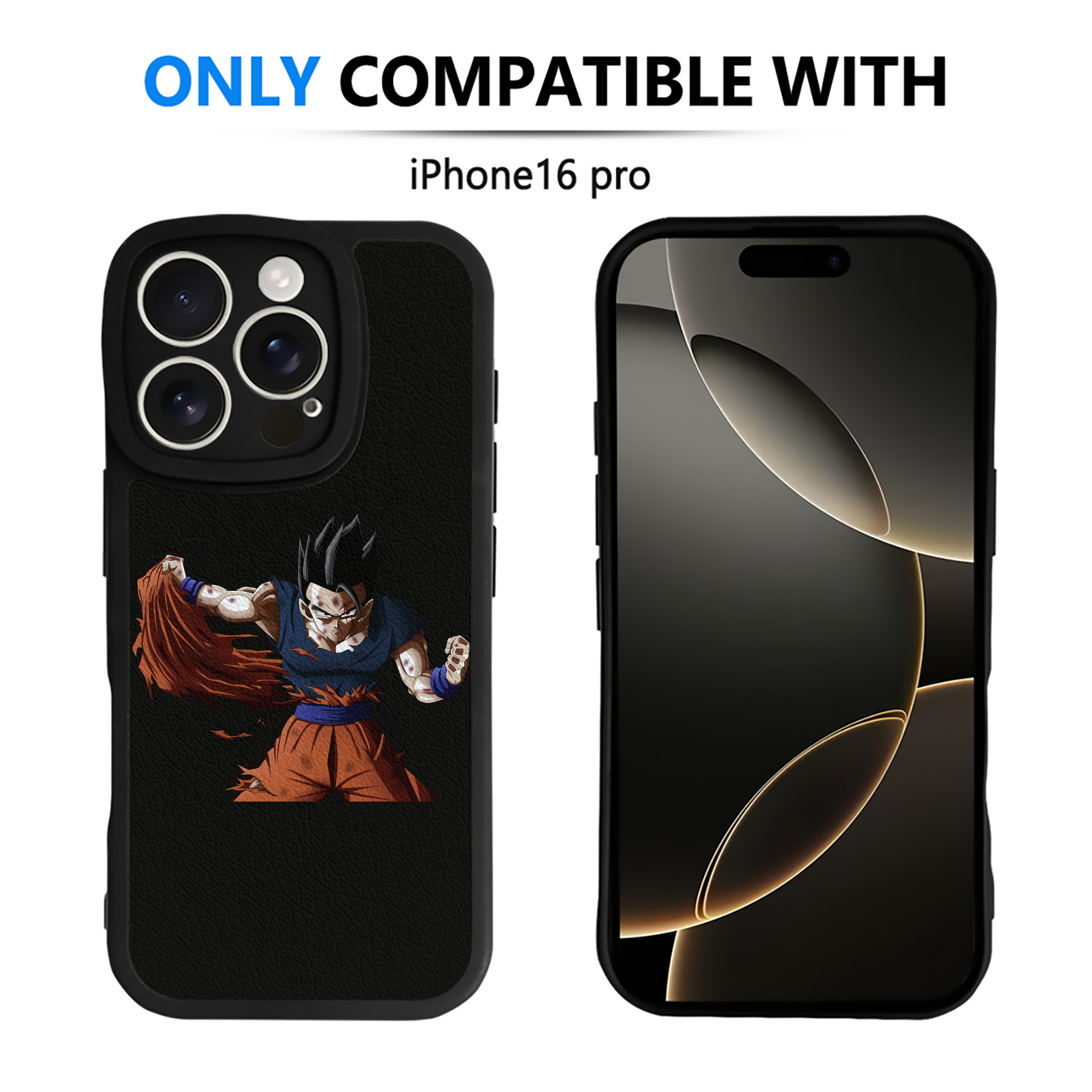 （画像用） ドラゴンボール ベジータ四世（Bejīta Yonsei）DRAGON BALL Vegeta IV 【iPhone 16シリーズ対応】シリコンスマホケース（レザー調） 材質：シリコン